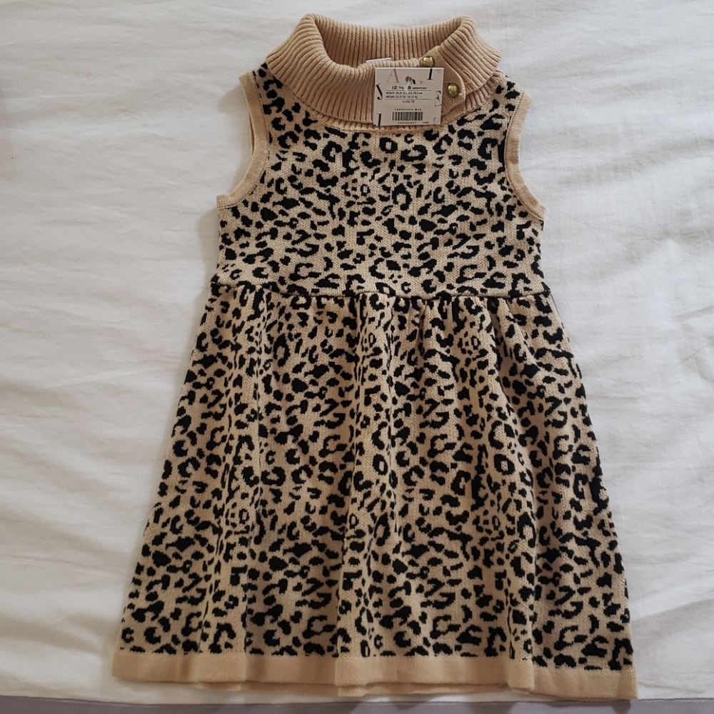Toddler leopard print dress
